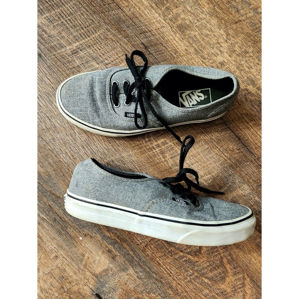 Pewter Gray Vans Sneakers M6 W7.5